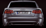 Audi A6 S-line. Modelo 2009. Imagen. Berlina. Posterior. Est�tica. Plata akoya metalizado.