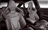 Audi RS 6. Modelo 20099. Imagen. Interior. Avant. Asientos anat�micos. Tipo bucket. Tapicer�a cuero Valcona. Negro.
