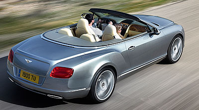 Bentley Continental GTC. Modelo 2012.