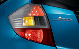 Honda Jazz. Modelo 2009. Imagen. Detalle piloto izquierdo.