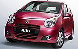 Suzuki Alto. Modelo 2009. Imagen. Exterior. Frontal. Coche parado. Estudio.