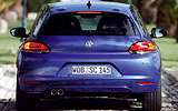 Volkswagen Scirocco 2008. Segunda imagen. Exterior posterior. Azul Intenso Metalizado