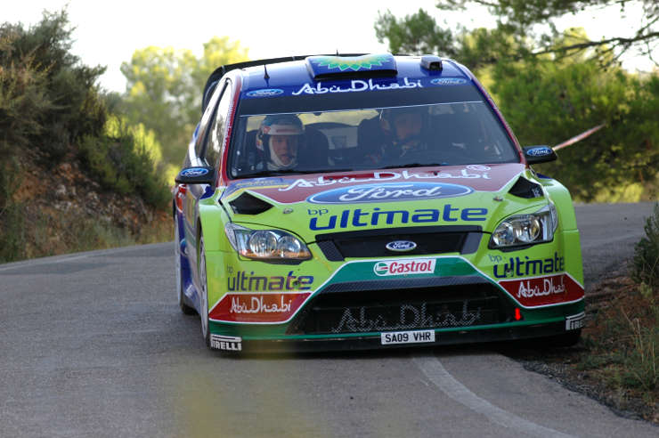 Mikko Hirvonen. Rally de España.