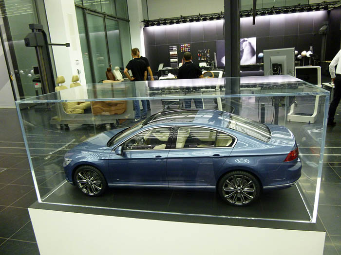 Presentación Volkswagen Passat 2015. Maqueta