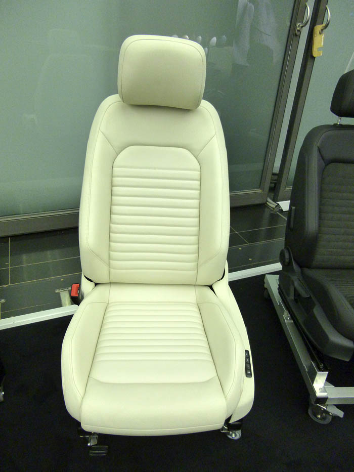 Presentación Volkswagen Passat 2015. Asiento acabado en cuero Vienna