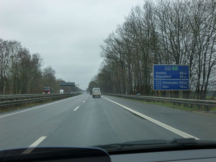 Alemania, autopistas. Límites de velocidad.