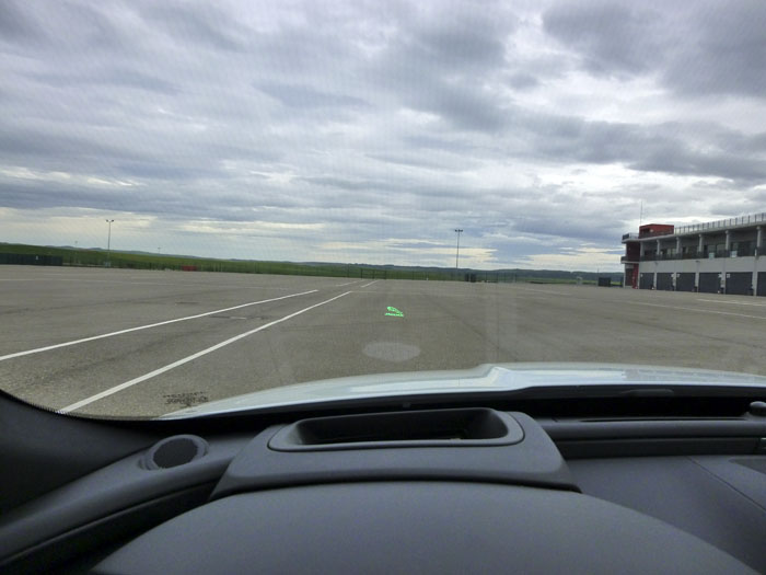 jaguarXE HUD Reflejos en parabrisas