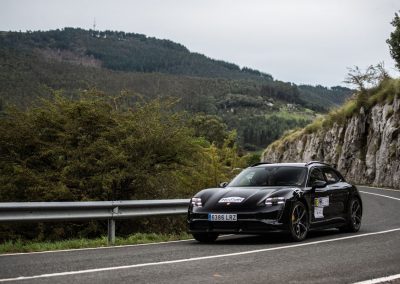 II Eco rallye Bilbao - Petronor. Porsche Taycan Turbo S