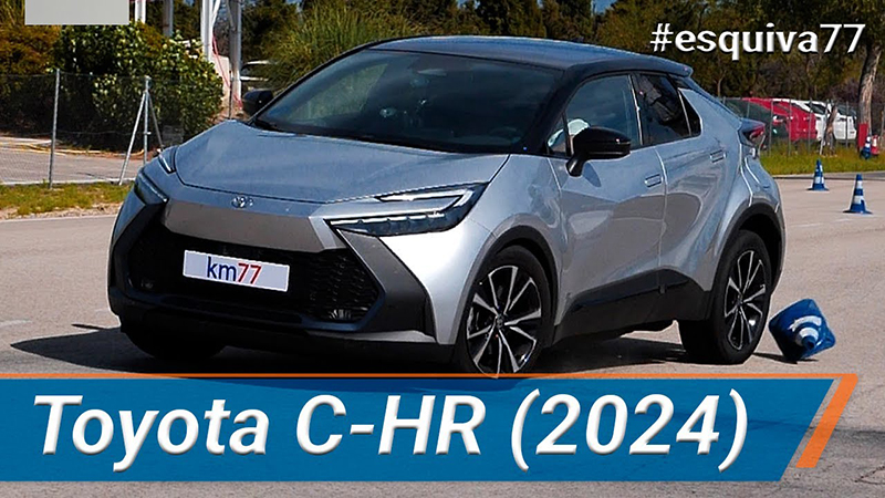 Toyota C-HR 2024 | Maniobra de esquiva (moose test) y eslalon