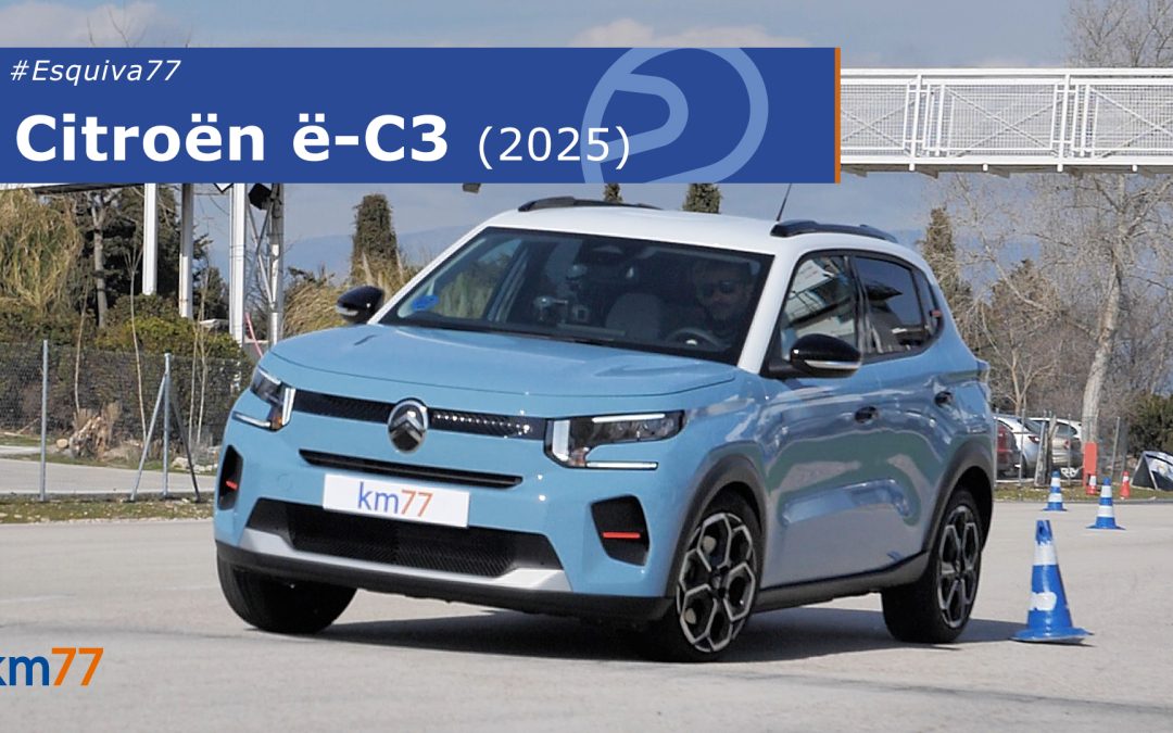 Citroën e-C3 | Maniobra de esquiva y eslalon