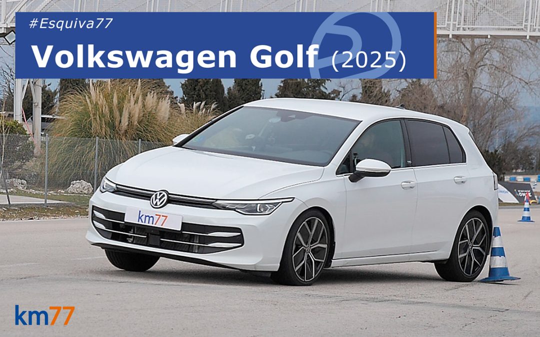 Volkswagen Golf (2025) | Maniobra de esquiva y eslalon