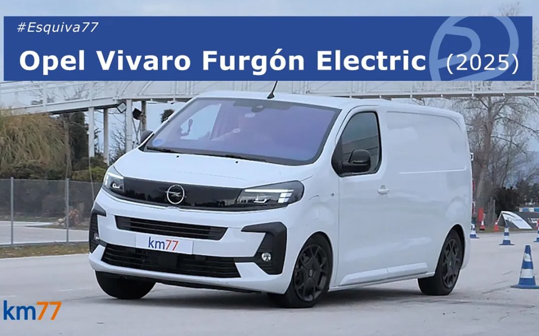 Opel Vivaro Furgón Electric | Maniobra de esquiva y eslalon